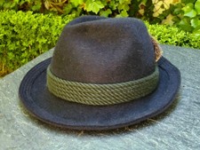 Neu: ZAPF Öster.. Jagdhut 🇦🇹 "Fürst Pless" Gr.55 Kaninchenfilz schwarz NP:289€