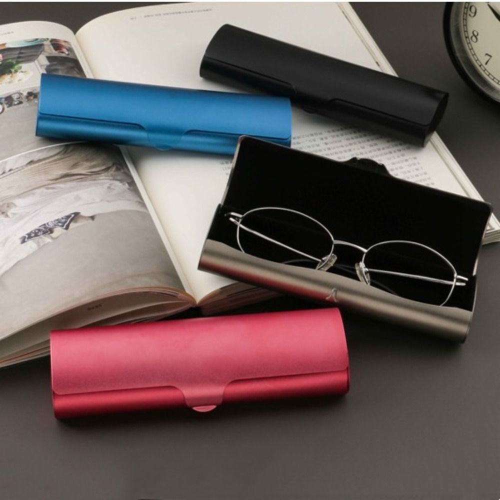 Hard Shell Eyeglass Case UltraLight Eyeglasses Case Aluminum Glasses