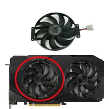 For ASUS GTX1660/1660s/1660ti DUAL Graphics card FDC10H12S9-C Cooling fan