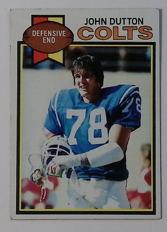 John Dutton 1979 Topps Football #355 Baltimore Colts