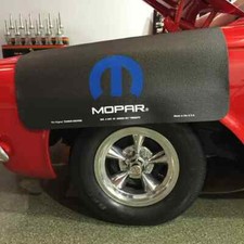 Mopar Modern Logo Black Fender Gripper Cushion Protective Fender Cover Fg2203