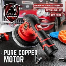 6" 5000RPM Cordless Car Buffer Polisher with 2ps Lithium Rechargeable Battery