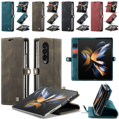 Leather Magnetic  Case For Samsung Galaxy Z Fold4 Filp4 Flip Wallet Stand Cover