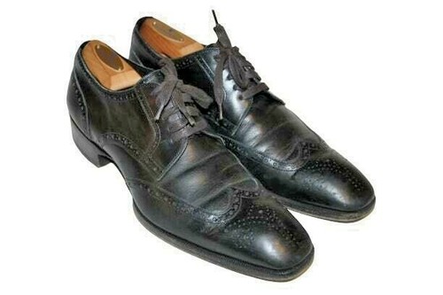 TOM FORD BLACK WINGTIP DRESS BROGUE 