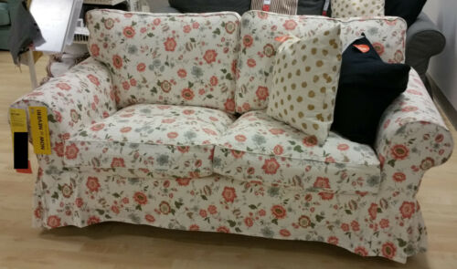 Sin alterar Derribar Preguntarse Funda IKEA para sofá Ektorp 2 asientos VIDESLUND VARIAS fundas florales |  eBay