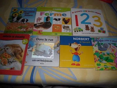 LOT 7 LIVRES ENFANTS - PREMIERES LECTURES - DIVERS TITRE (VOIR DESCRIPTIF) - Photo 1/4