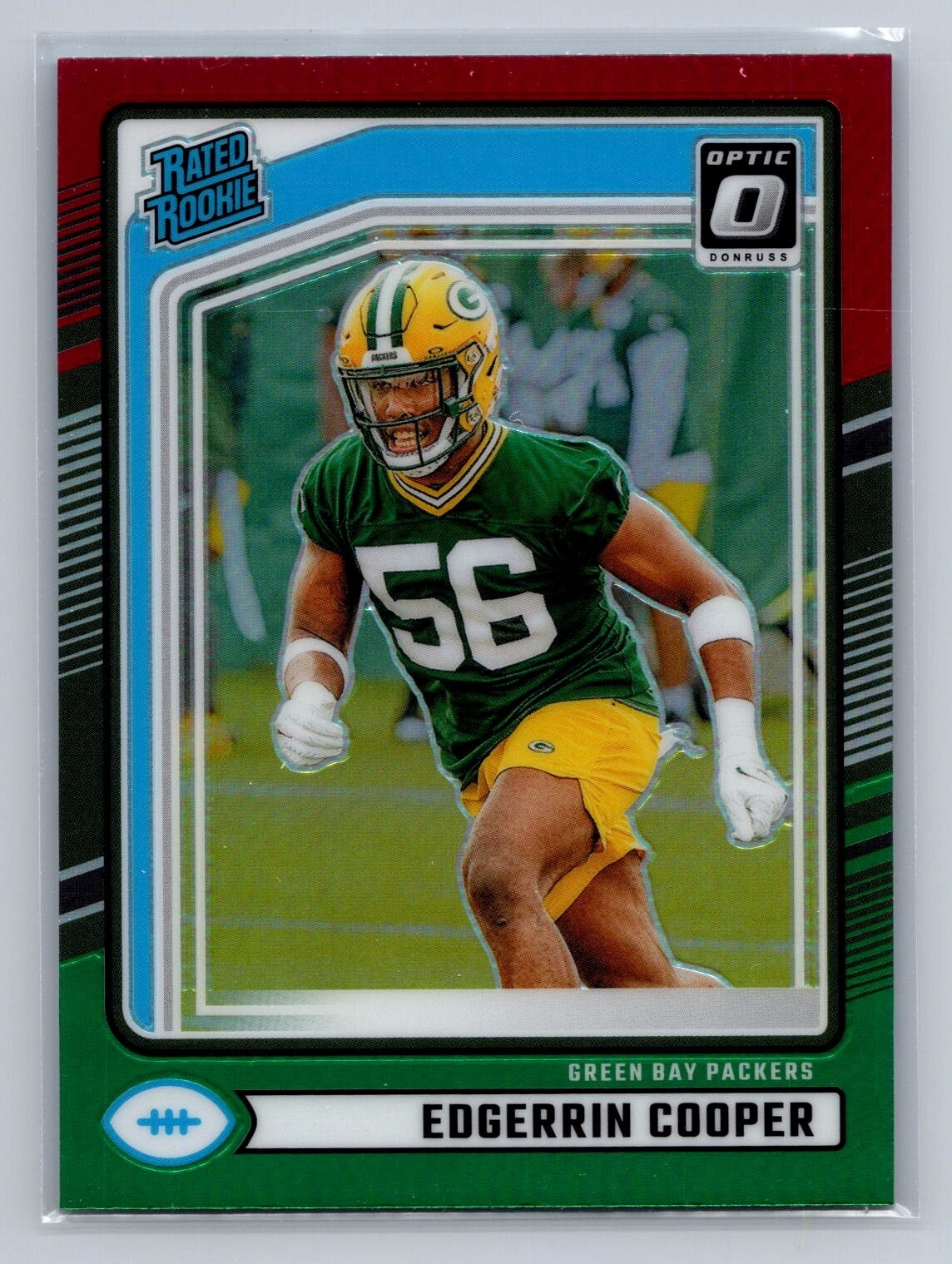 2024 Donruss - Edgerrin Cooper Optic Preview Red & Green Prizm