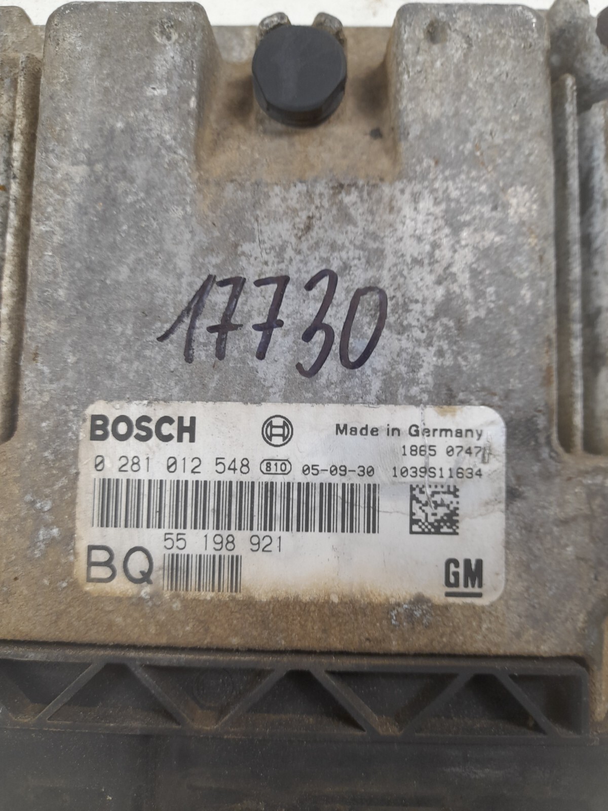 Original opel Motorsteuergerät ECU 55198921 0281012548 | eBay