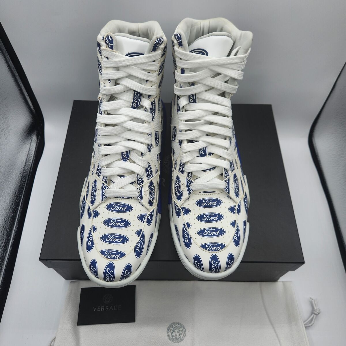 Versace Ford Collaboration Men's Leather Sneakers EU42 US9 Versace Ford Collaboration Men's Leather Sneakers EU42 US9