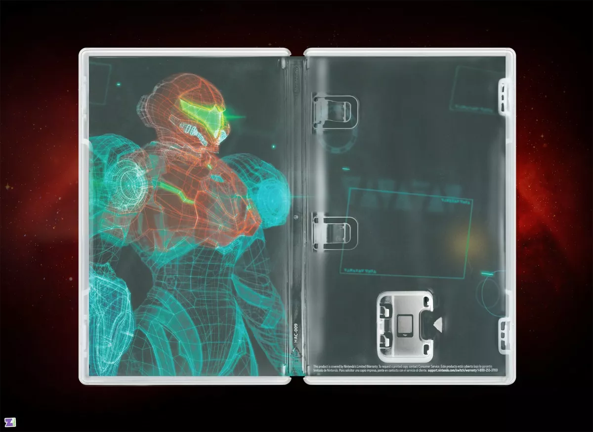 Metroid Dread COVER ART: Replacement Insert & Case for Nintendo