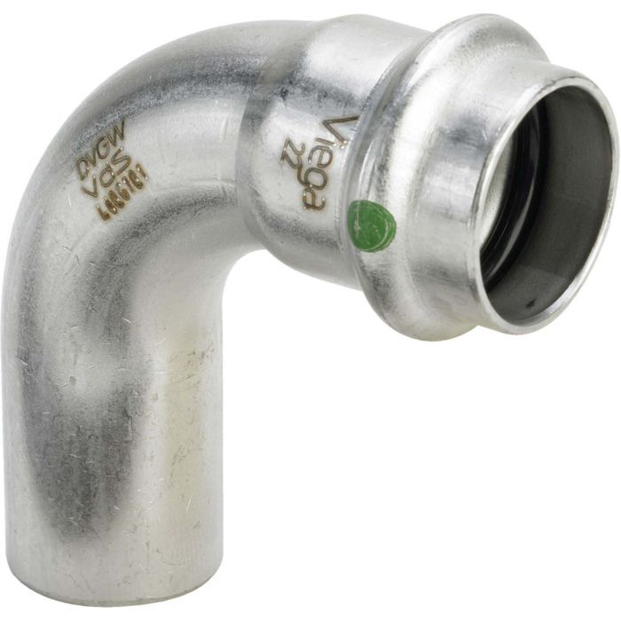 Viega Sanpress Inox Bogen 435752, 42 мм, 90 градусов, Stahl nichtrostend, SC-контур