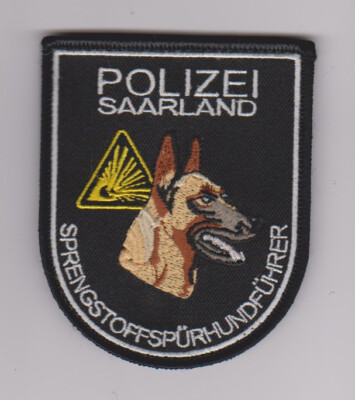 Polizei Saarland --  Sprengstoffspürhundführer  --  DHF  -- K 9  --