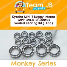 Kyosho Mini-Z Buggy Inferno MP9, MB-010 Chassis - 14 Pcs Sealed Bearings Kit