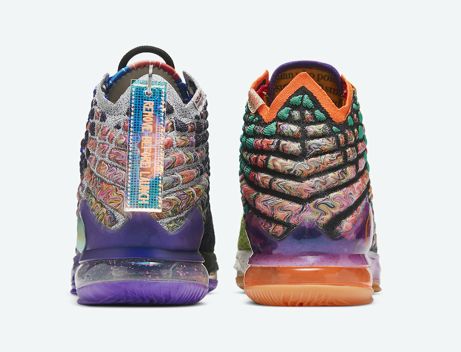 Nike LeBron 17 What The CV8079-900 Size 8.5 Multicolor | eBay