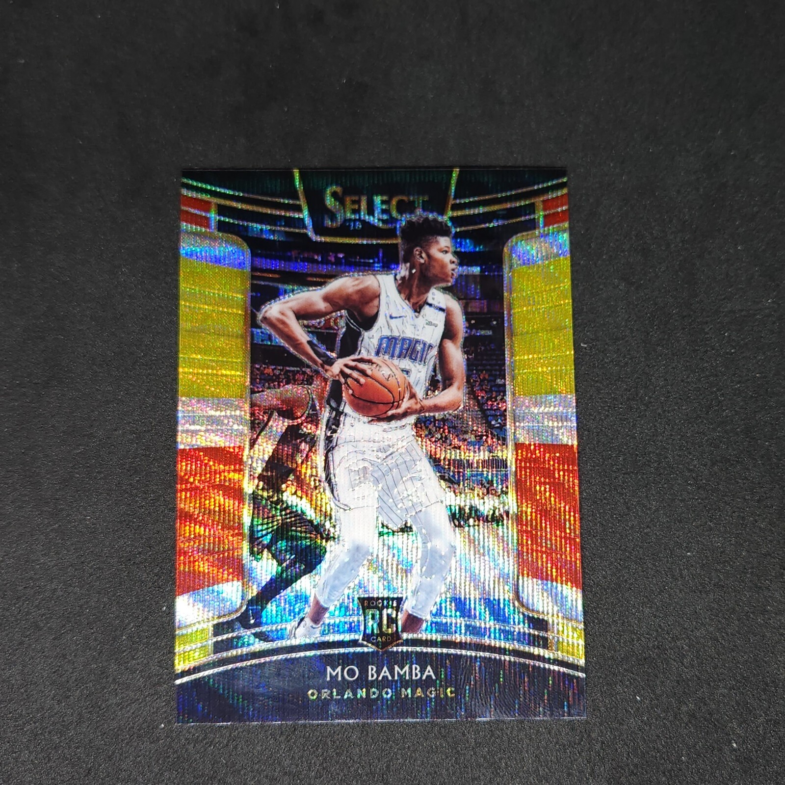 2018-19 Panini Select Tri Color Prizm Mo Bamba RC #55 Rookie Orlando Magic