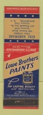 Matchbook Cover - Lowe Brothers Paint Eckl Hardware Rochester NY WEAR
