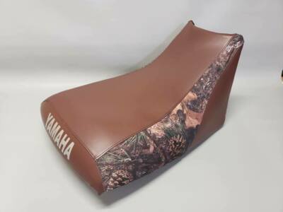 Yamaha Big Bear 350 YFM350 Seat Cover  1987-1999 Brown/Pine Camo Skin  (ST)