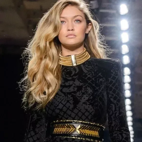 Balmain gold belt sale