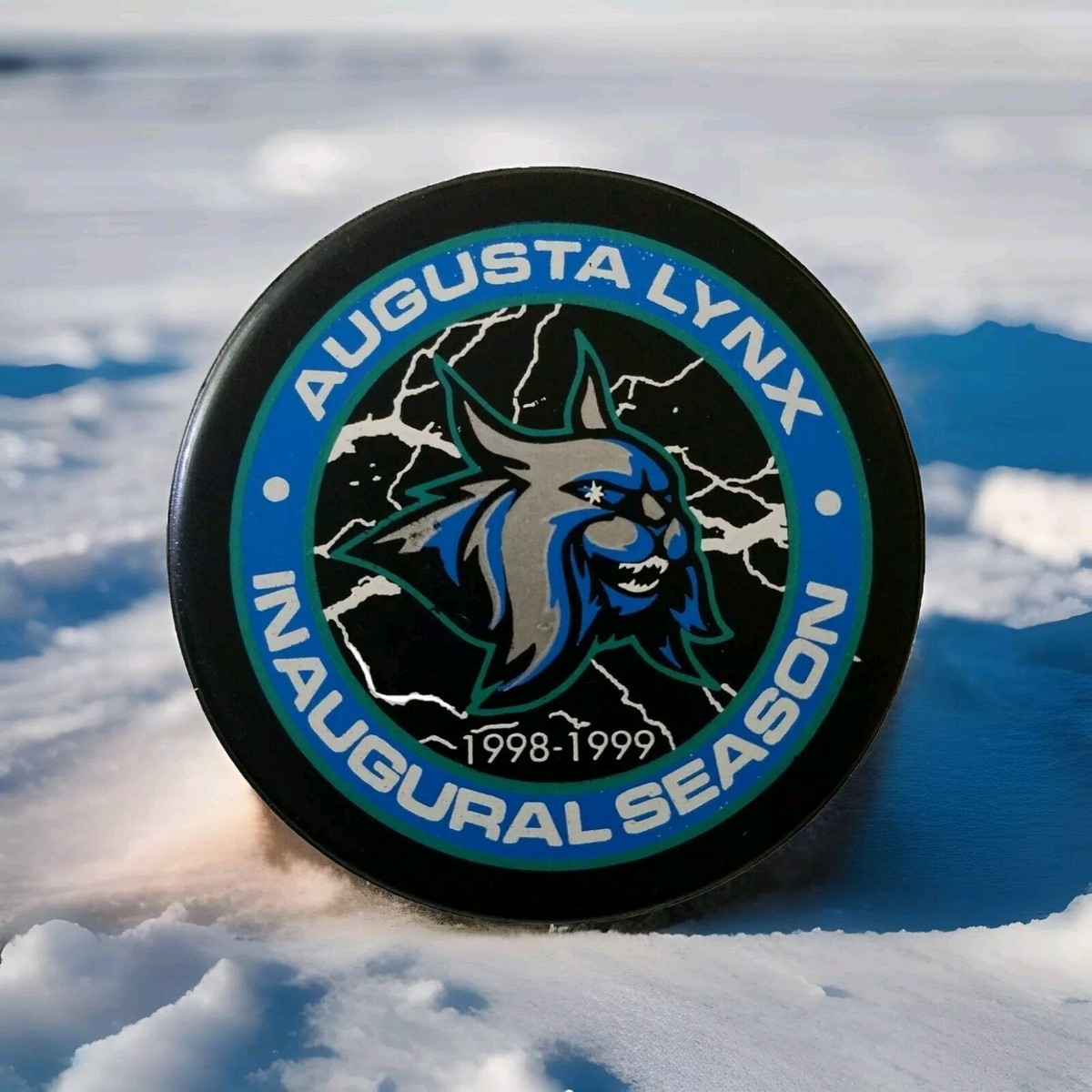 1998-1999 AUGUSTA LYNX INAUGURAL SEASON ECHL VINTAGE OFFICIAL GAME