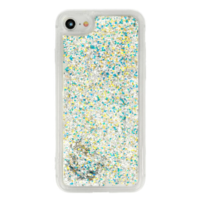 FUN Case Flüssig Sternenstaub Hülle Tasche Handy Etui Für Apple iPhone 6 Silber