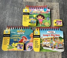 Lot Of My First Leap Pad 3 Books  Cartridges Preschool