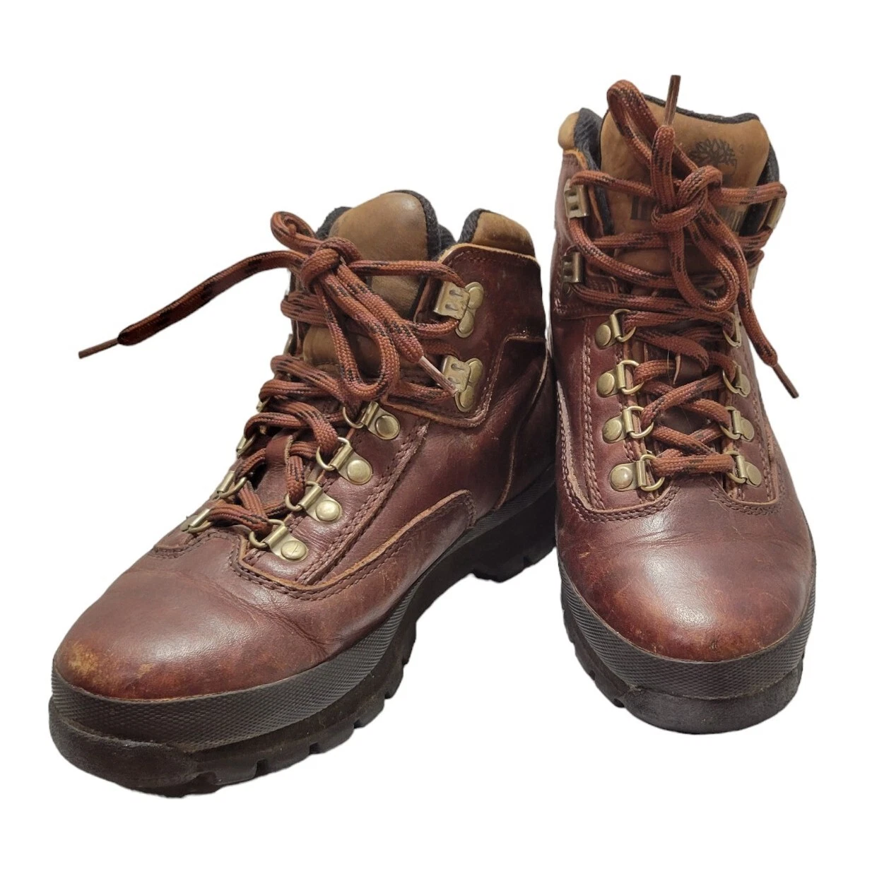 Timberland Euro Hiker 95310 stivaletti da trekking in pelle marrone da donna taglia 7 5 M