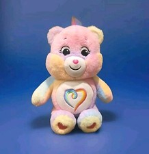 Care Bears TOGETHERNESS BEAR Pastel Rainbow Tie Dye Plush 2021 Stuffed Animal