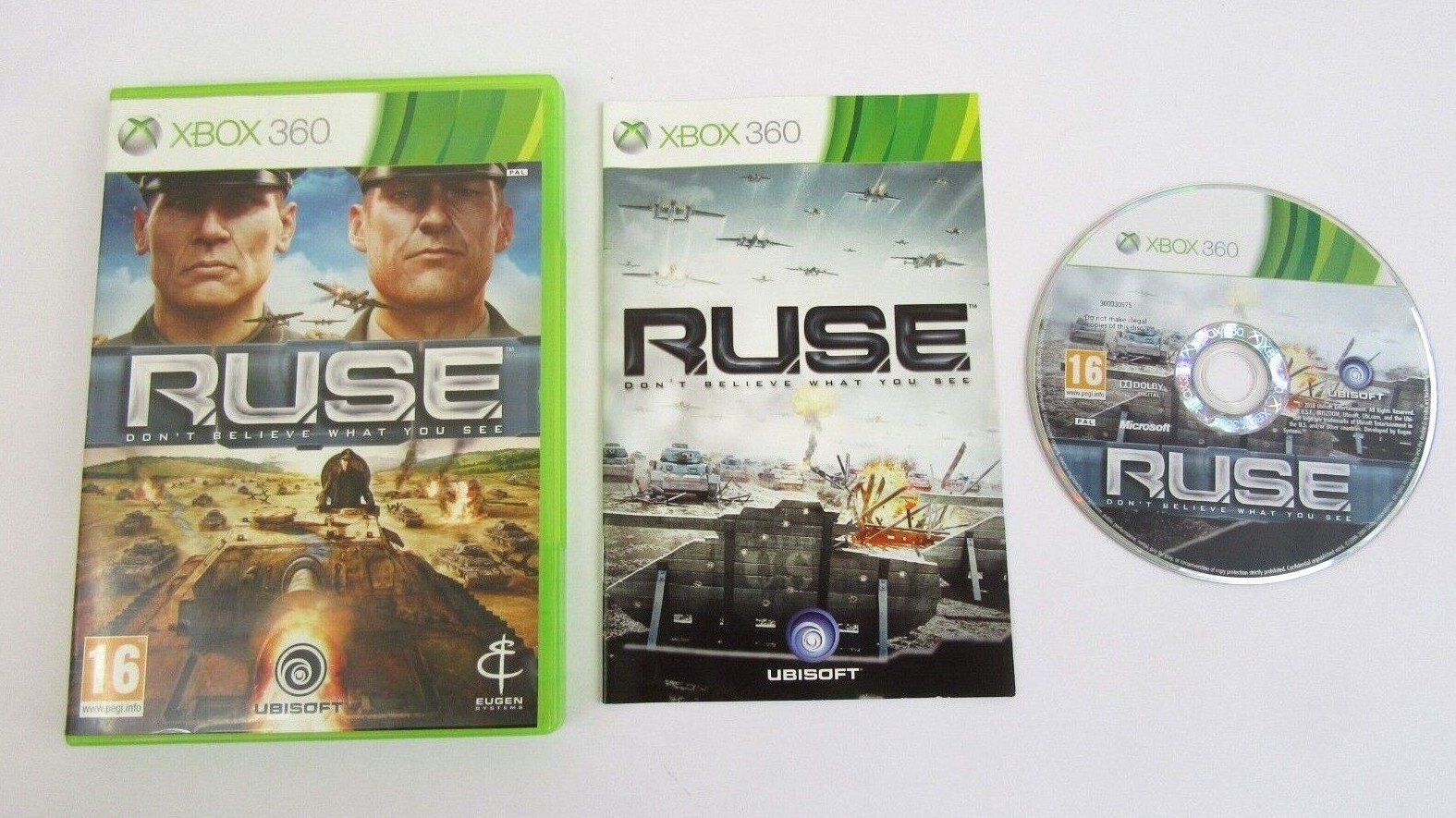 Ruse Don't Believe What You See Xbox 360 R.U.S.E Microsoft PAL