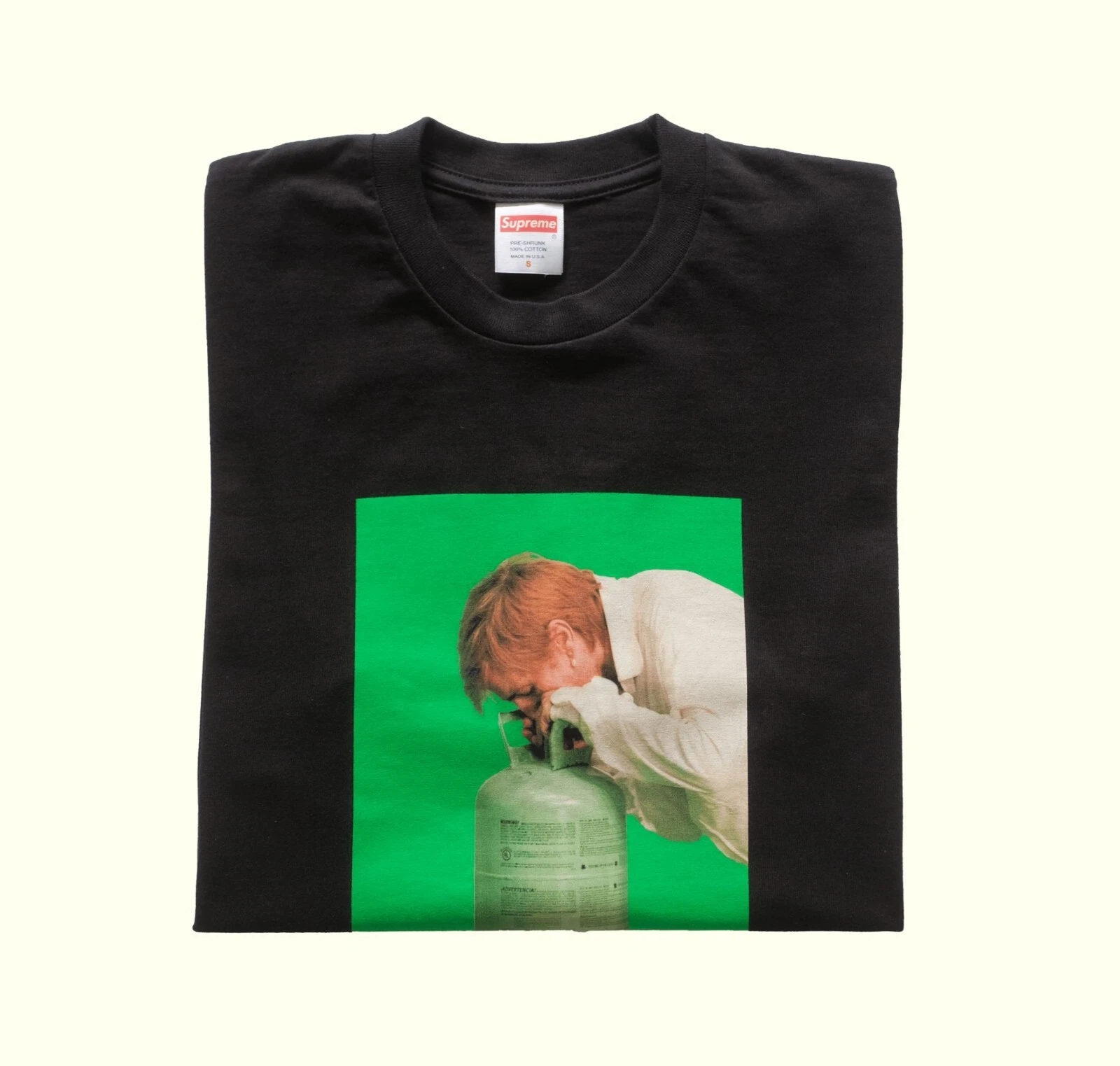 SUPREME FW23 GREENSCREEN TEE NOIR SKATE NEUF SANS ÉTIQUETTE Y2K MARK LECKEY HOMMES TAILLE S