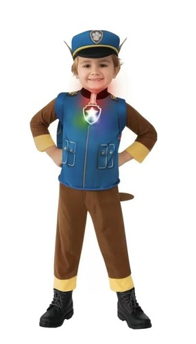 Paw Patrol Chase Child Costume Light Up 
