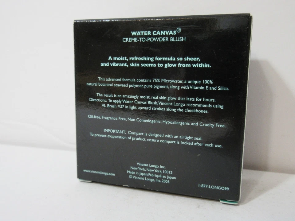 Rubor Vincent Longo Lona Agua Crema a Polvo (Rayo Natural); Nuevo, ¡¡ENVÍO GRATUITO!!! Foto 3 de 3