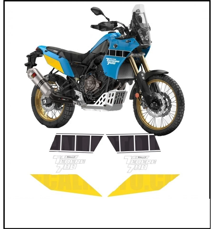 ADESIVI Ténéré 700 T7 Rally Edition 2020 Kit Compatible - Photo 1/1