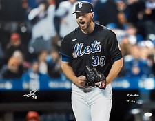 New York Mets Tylor Megill signed 16x20 Photo w/JSA Cert