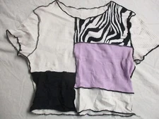 Womens shein multicolored shirt sz 14y