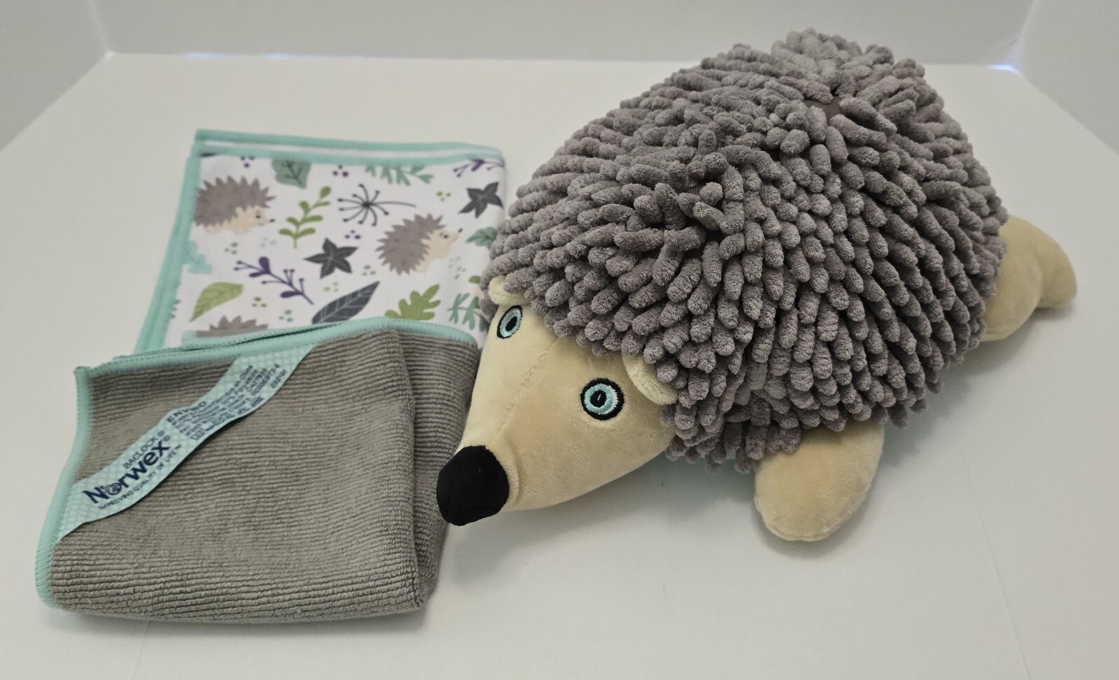 3 PIECE SET NORWEX HEDGEHOG DUSTING MITT ENVIROCLOTH and WINDOW CLOTH LTD ED eBay