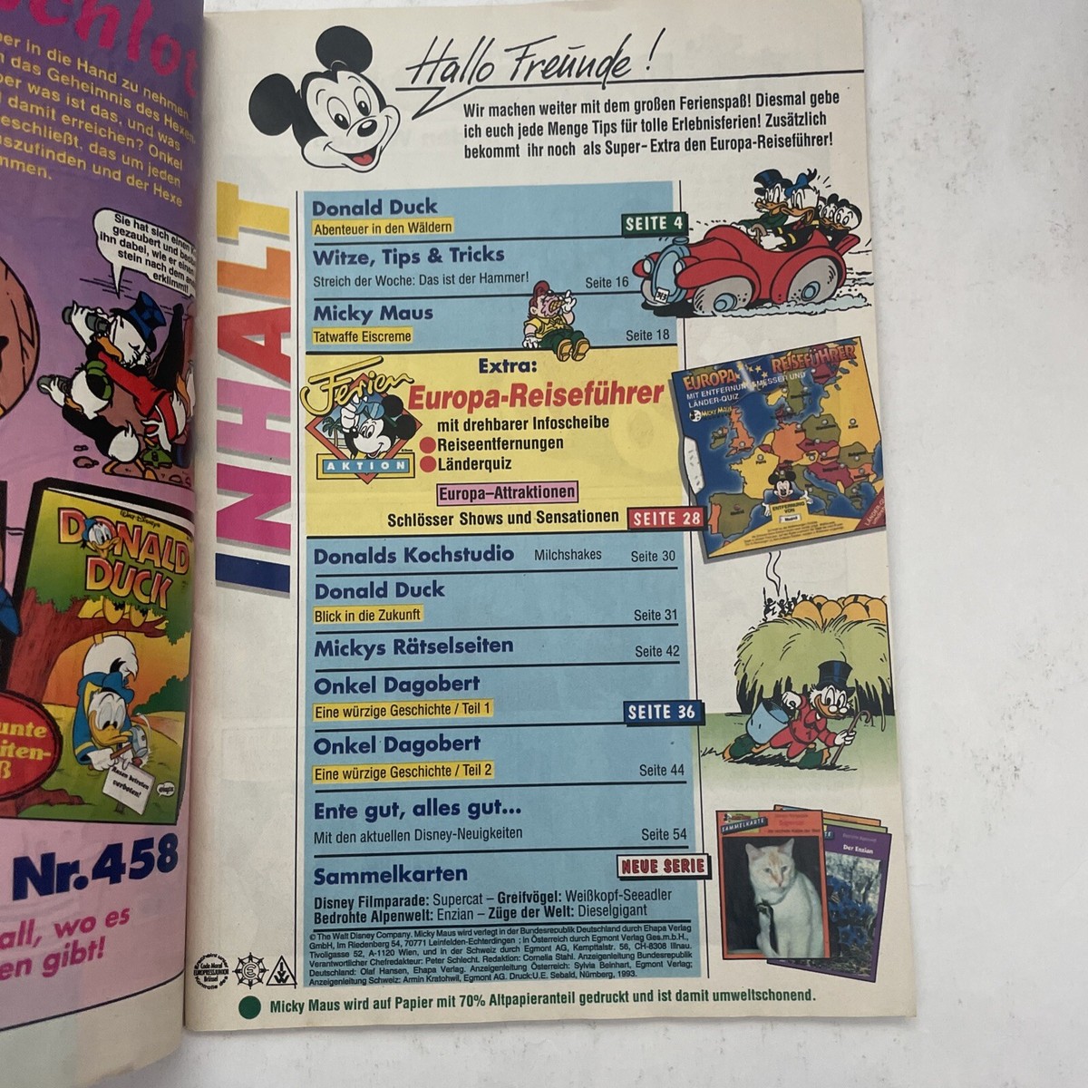 micky maus Magazin # 28 , 1993 German Edition mickey mouse | eBay