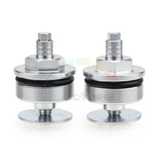 Pair  Front Fork Cap For Kawasaki ZR1100 Zephyr 1992-2006 43mm Adjustable Bolts
