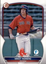 2023 BOWMAN PAPER 1ST EDITION BOSTON RED SOX MIKEY ROMERO #BPPF-69