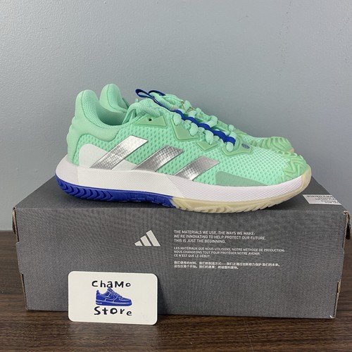 Adidas SoleMatch Control Tennis Pickleball Shoes Mint Green HQ8443 Women Sz 9