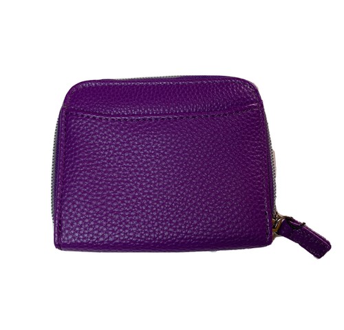purple rfid wallet