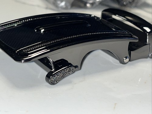 10 QTY! BULK- Classy Men's Belt Buckle Auto Sliding locking ratcheting track - Picture 9 of 10