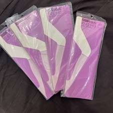 Vintage Lot Of 4 Knee-HI  s Beige Sheer Stockings By IronWeve Dated 1971 One Size