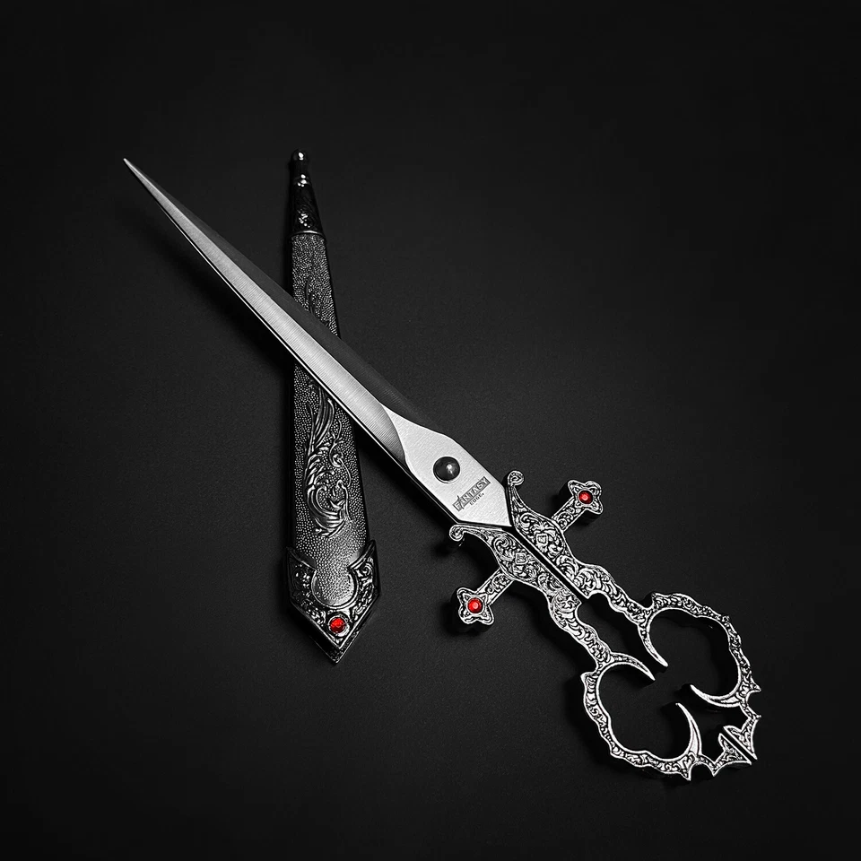 10 1/4" Renaissance, Medieval Bodice Scissor Dirk Dagger Knife for Cosplay Use - Image 3 of 3