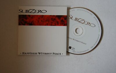 SubZero Happiness Without Peace GER Adv Cardcover CD 1997 Hardcore