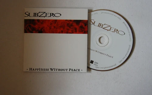 SubZero Happiness Without Peace GER Adv Cardcover CD 1997 Hardcore