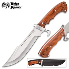 13" Ridge Runner Wood Hunting Survival Fixed Blade Full Tang Knife Bowie