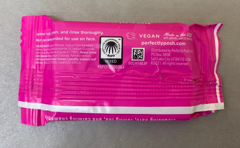 Bag/20 Perfectly Posh Very Sleepy Lavender Essential Oil Sample Soap Bar 1oz ea - Image 4 of 4