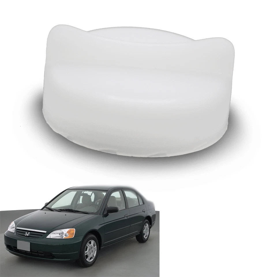 Radiator Coolant Reservoir Recovery Tank Cap White For Honda Civic 2001 2004 - Image 4 of 4