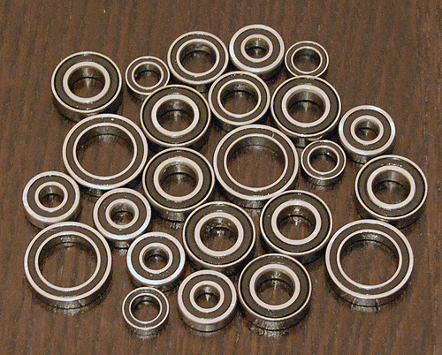 (24pcs) AGAMA RACING A8 EVO Rubber Sealed Ball Bearing Set - Picture 1 of 1