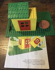Vintage Lego Fabuland Lisa Lambs House Incomplete 